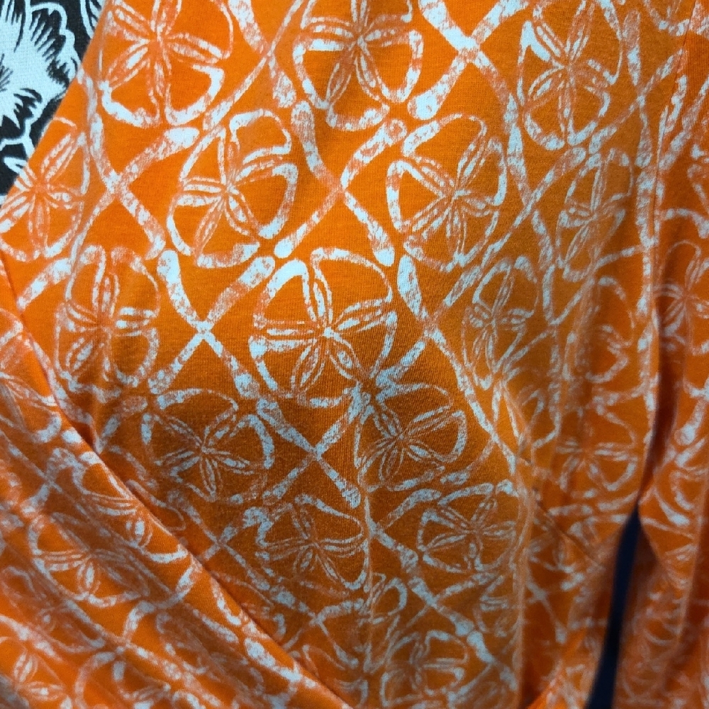 Pendleton Orange Patterned Long Sleeve Dress - image 2